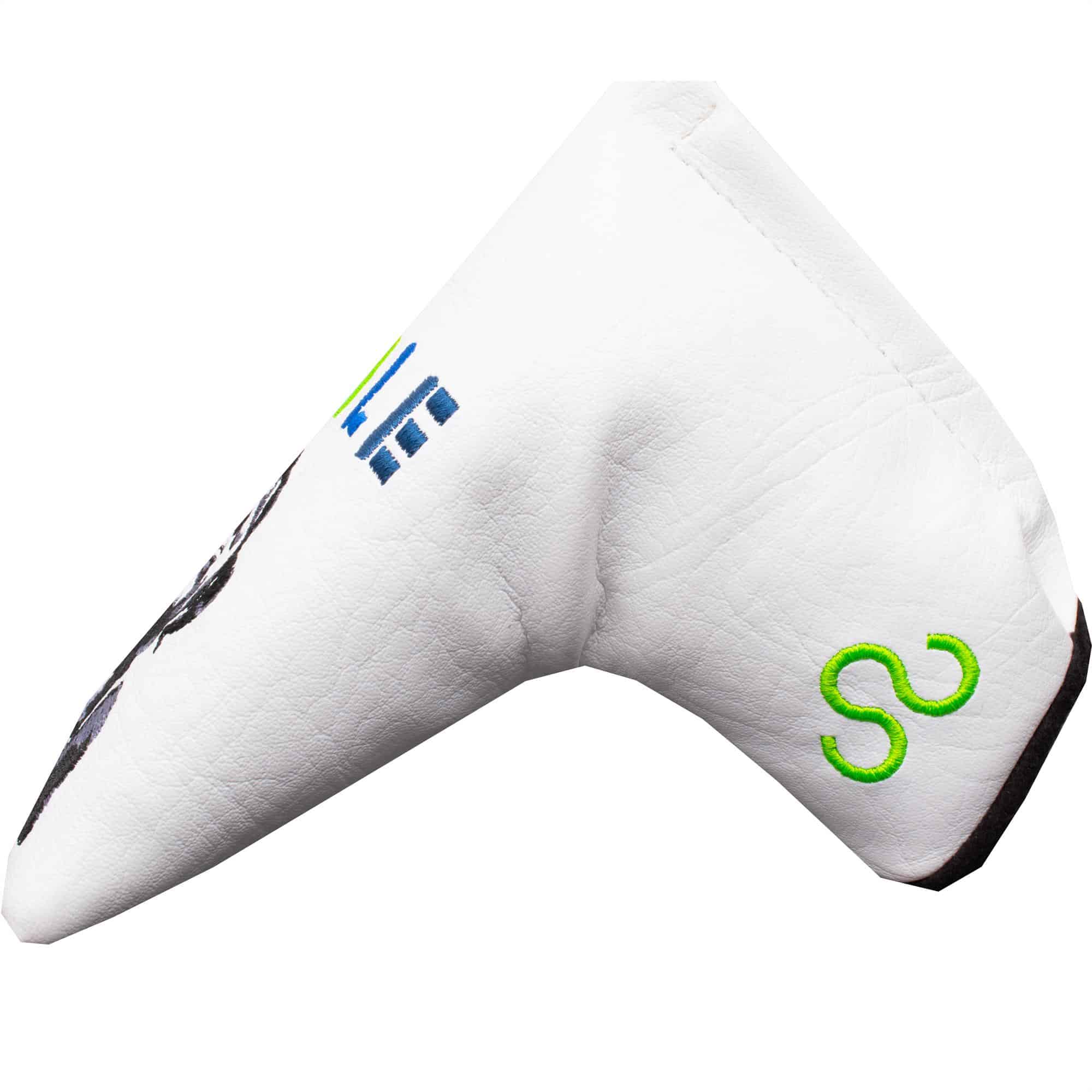 Banksy Smile Blade Putter Headcover White